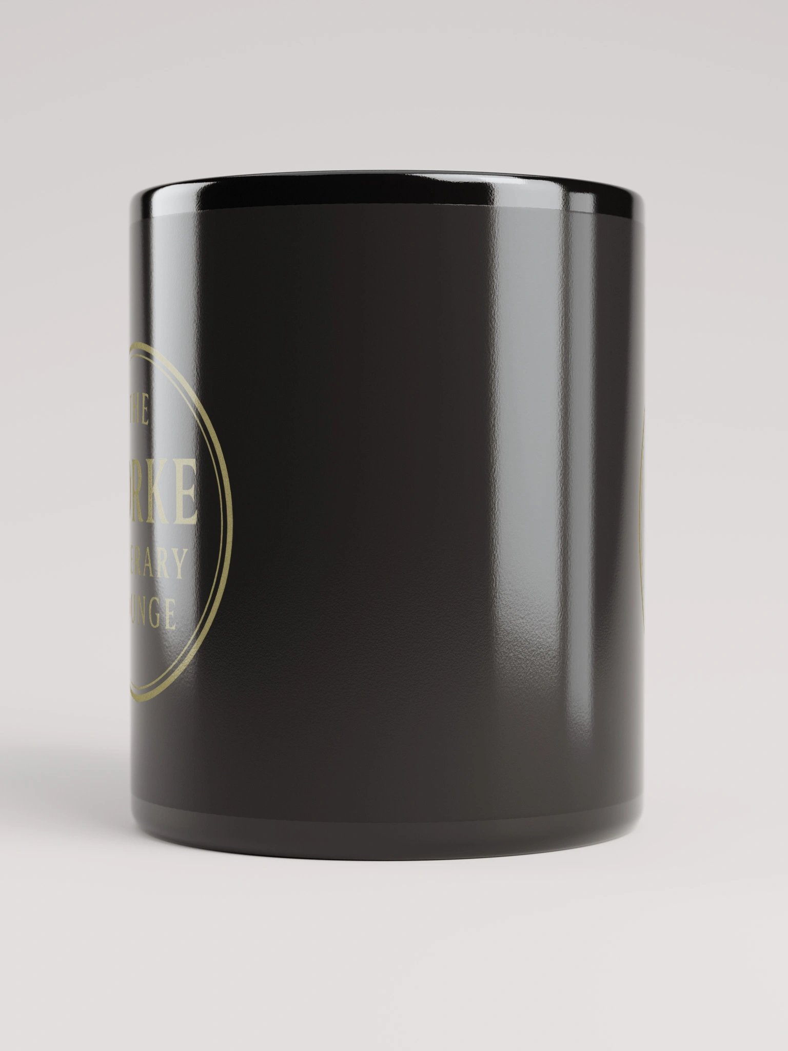 The Yorke Literary Lounge Ceramic Mug Black product image (5)