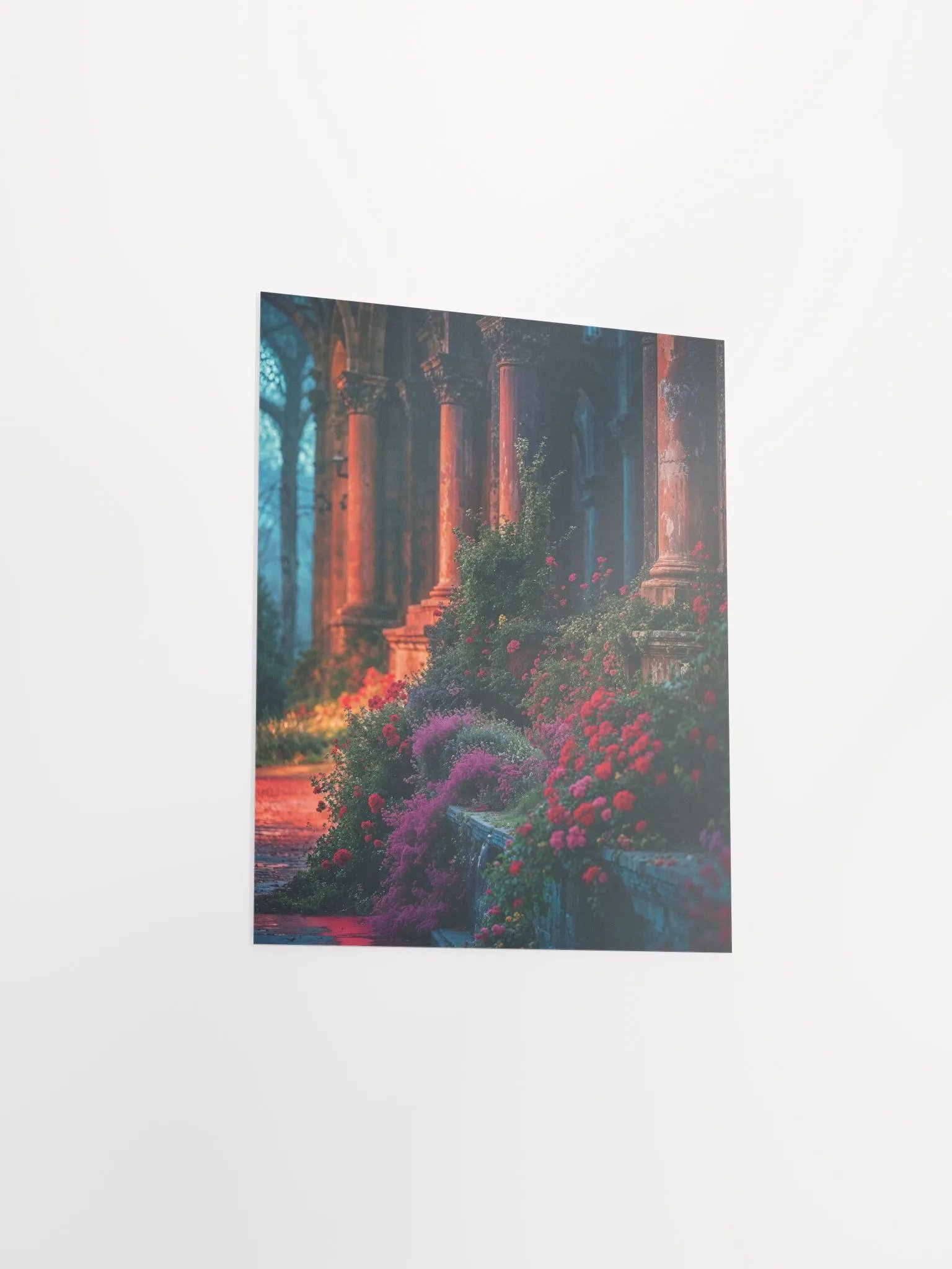 Ruins in Bloom Matte Poster product image (21)