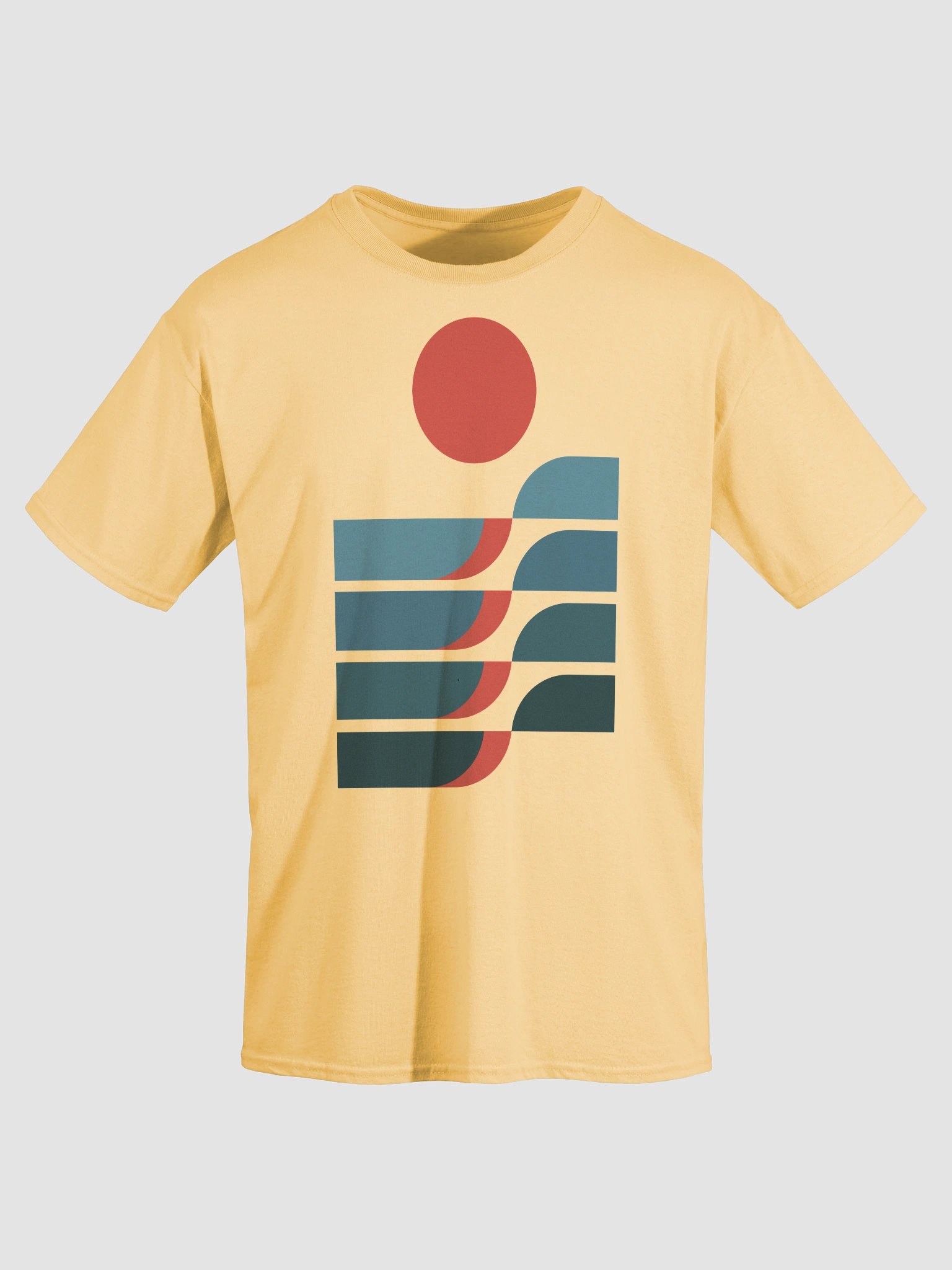 Rolling sea waves graphic T-Shirt product image (33)