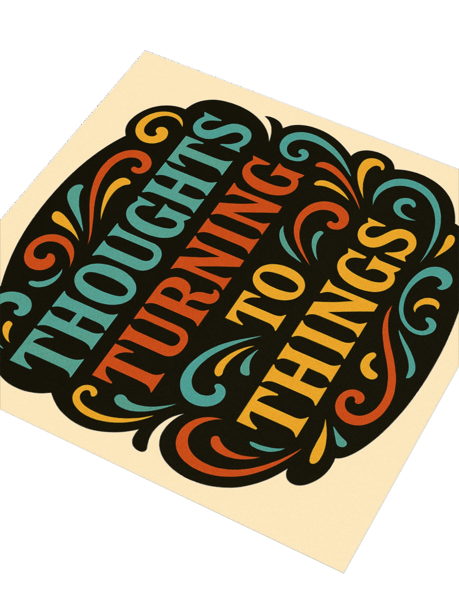 Thoughts to Things Sticker product image (4)