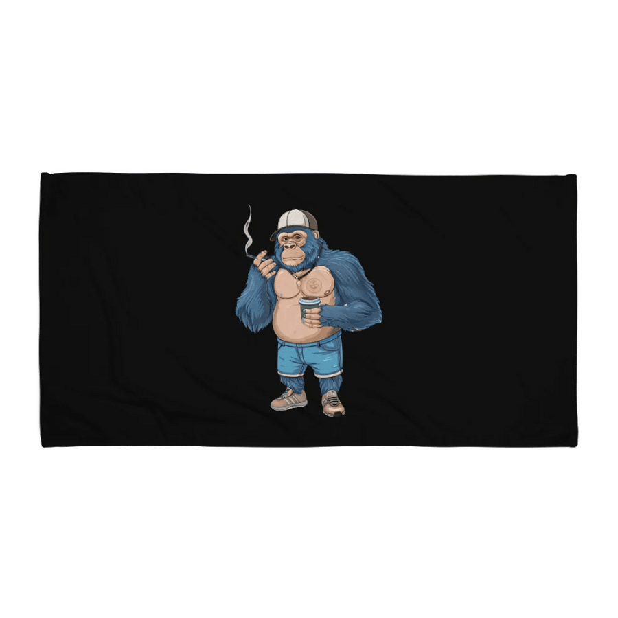 Blue Gorilla Sublimated Towel product image (1)