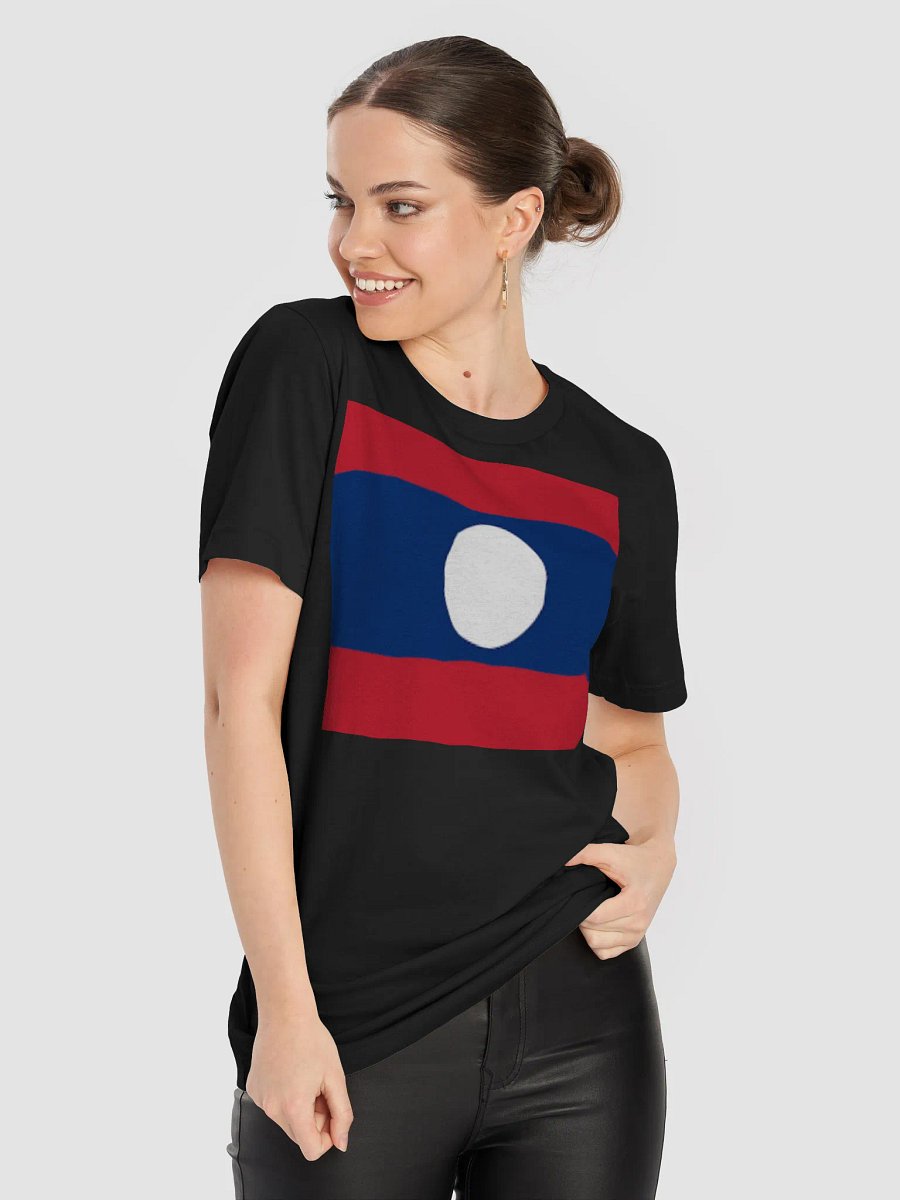Graphic Grove Supersoft Unisex Laotian Flag T-Shirt - Exclusive product image (1)
