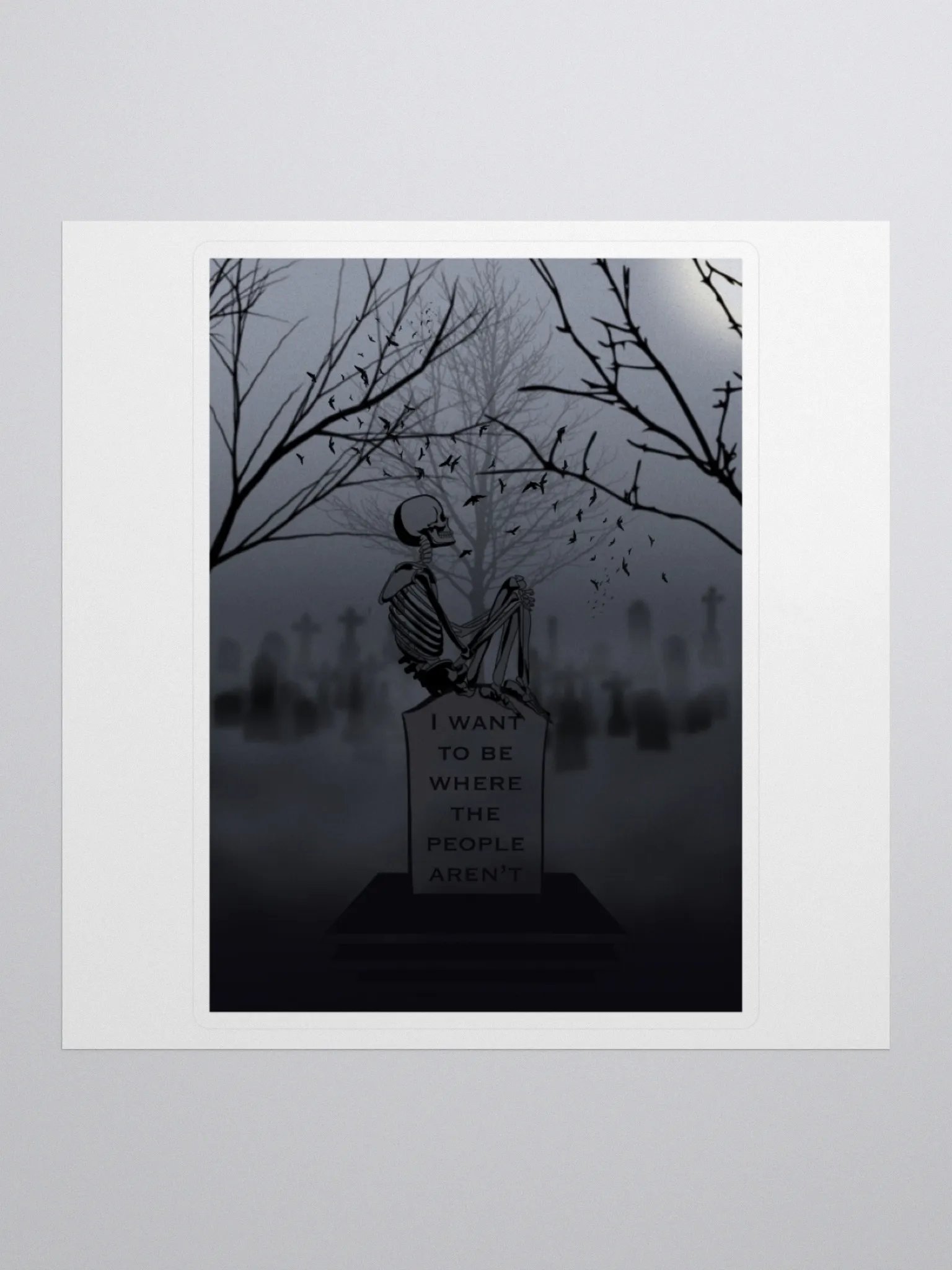 where the People Aren't Sticker product image (3)