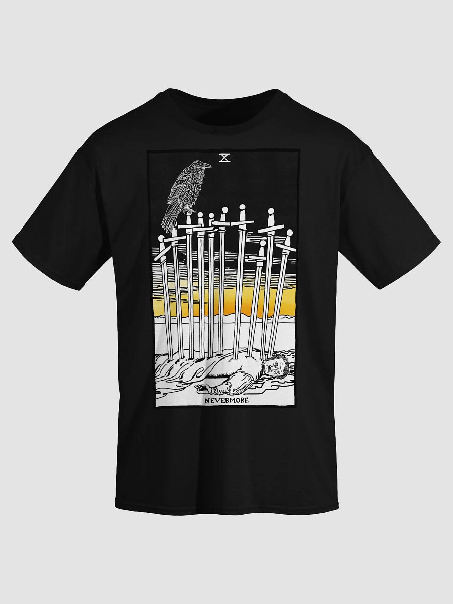 Edgar Allan Poe Ten of Swords Tarot Card Shirt product image (9)