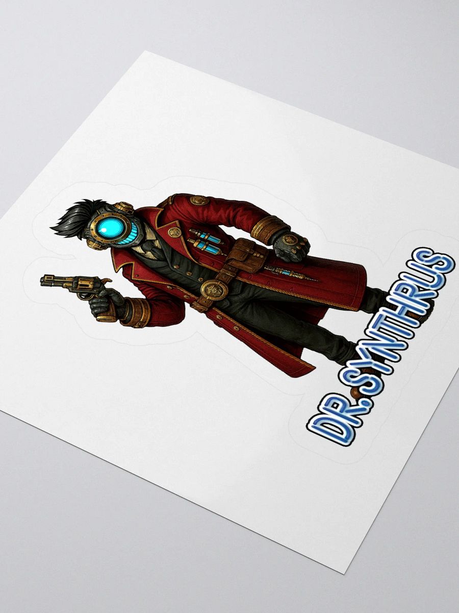 RIFTS: Dr. Synthrus - Futuristic Kiss Cut Stickers product image (10)