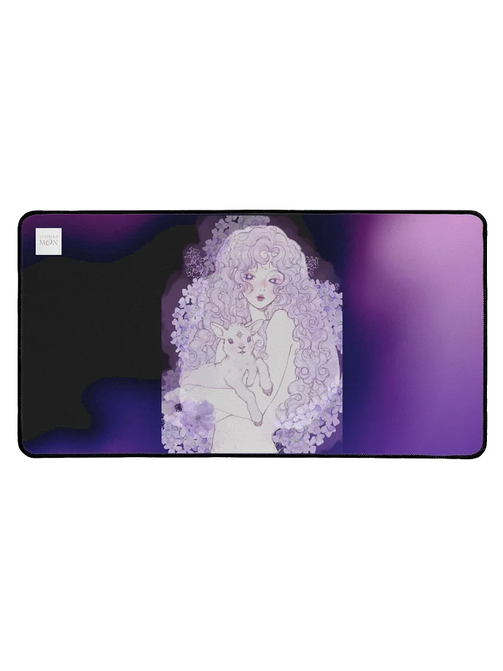 THE LAMB HEART TEE Desk Mat product image (1)