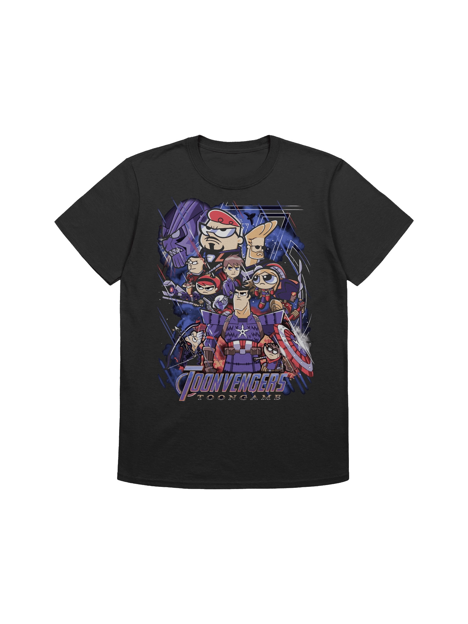 Toonvengers Assemble – Cartoon Hero Mashup – Gildan Softstyle T-Shirt product image (1)
