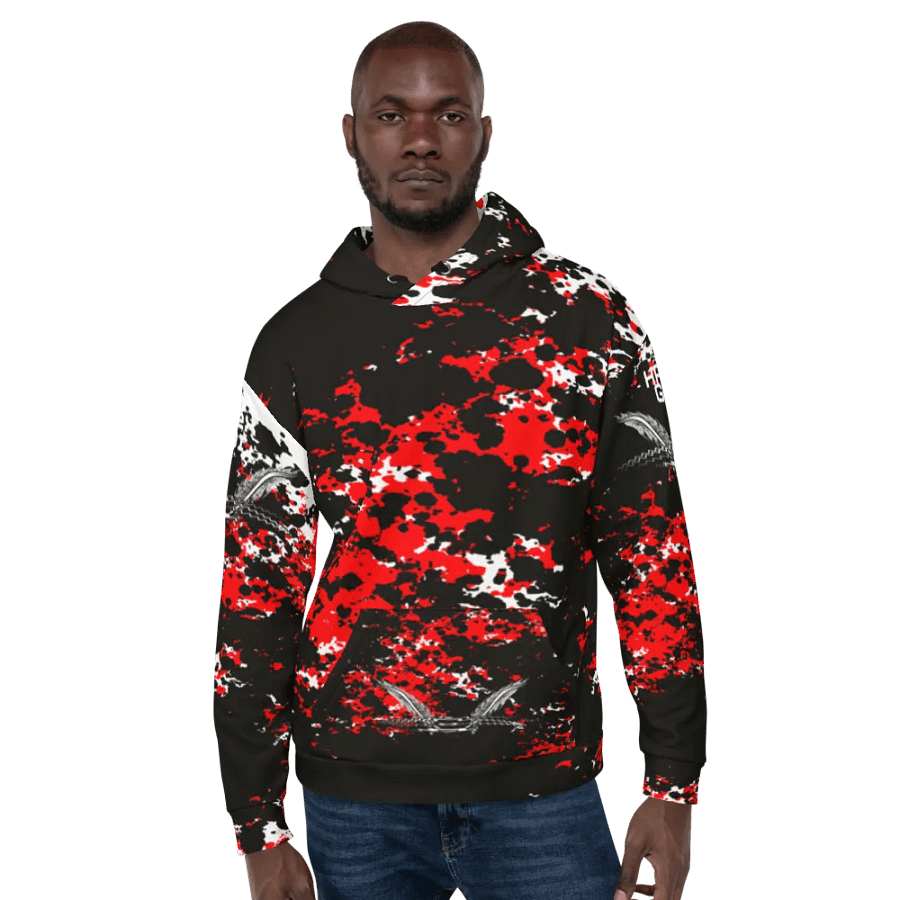 Recycled Unisex Hoodie - White HApex Gear White Logo product image (6)