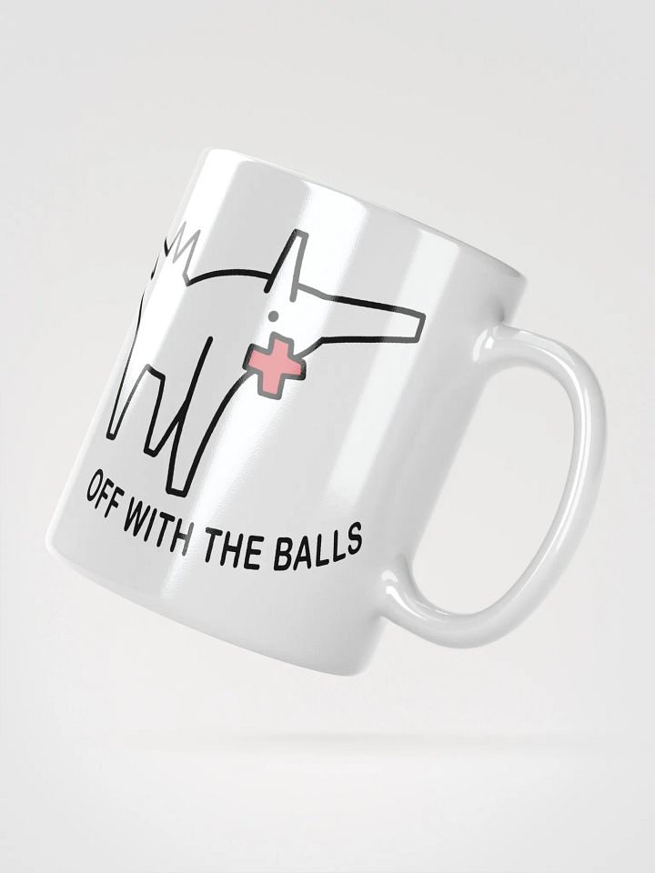 Off With The Balls White Mug product image (2)