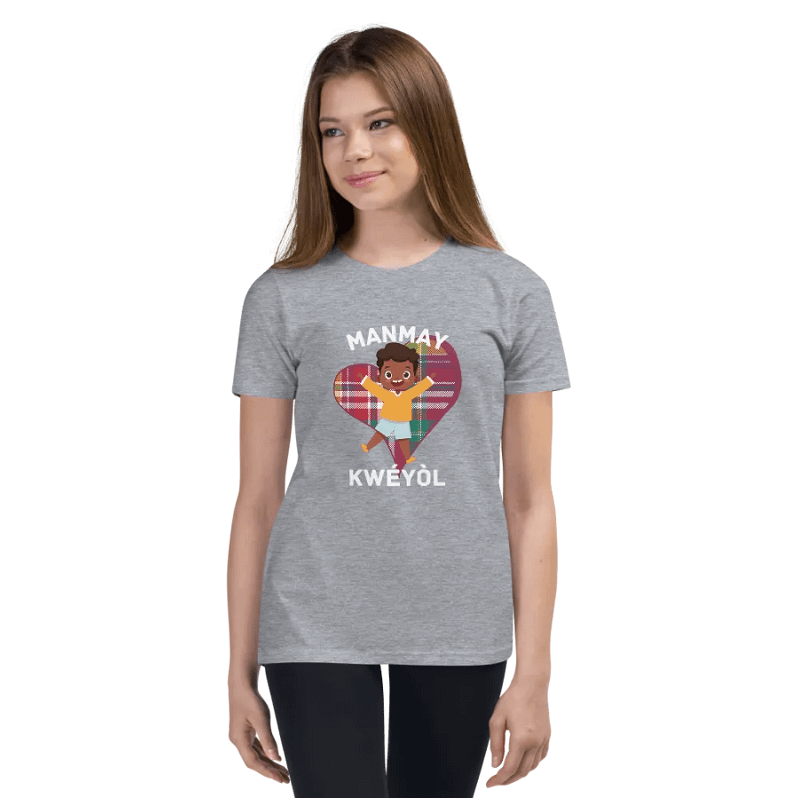 MANMAY KWÉYÒL Madras Kids' T-Shirt product image (5)