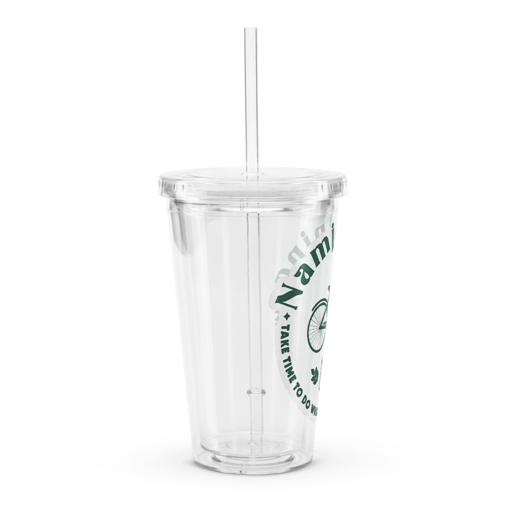 Namjooning Sticker Double Wall Clear Plastic Tumbler product image (3)