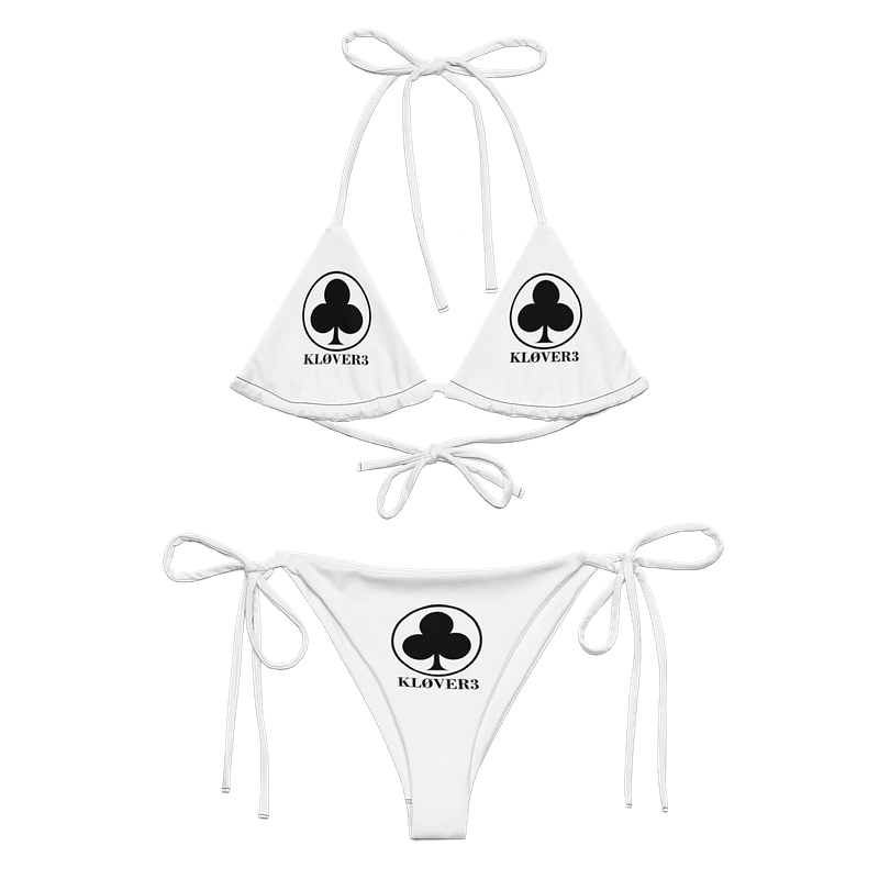 Kløver3 Club Symbol Playing Card Bikini Set