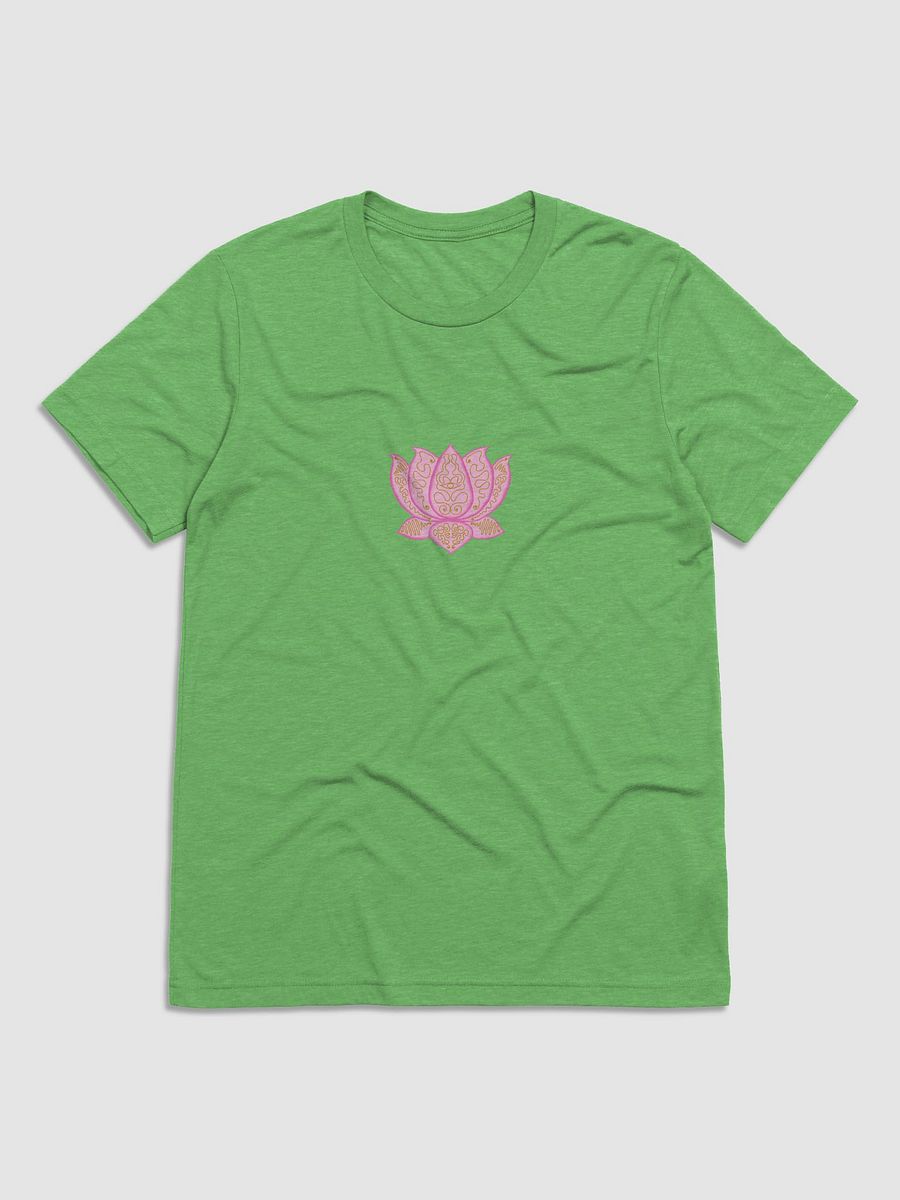 Golden Lotus Eye Triblend T-Shirt product image (2)