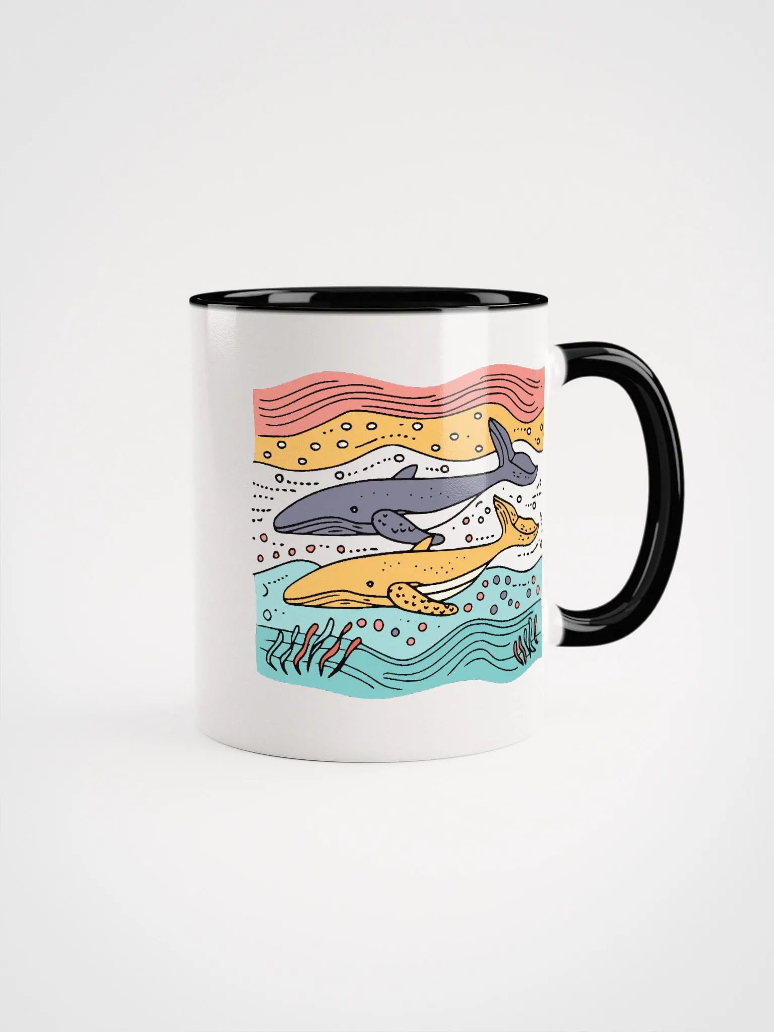 Free Whales in the Sea | Mug product image (7)