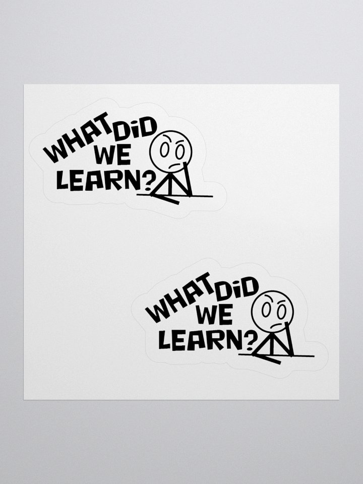 What did we learn stickers product image (1)