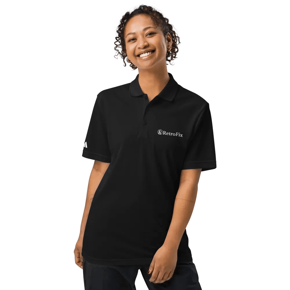 RetroFix Polo White Logo product image (8)