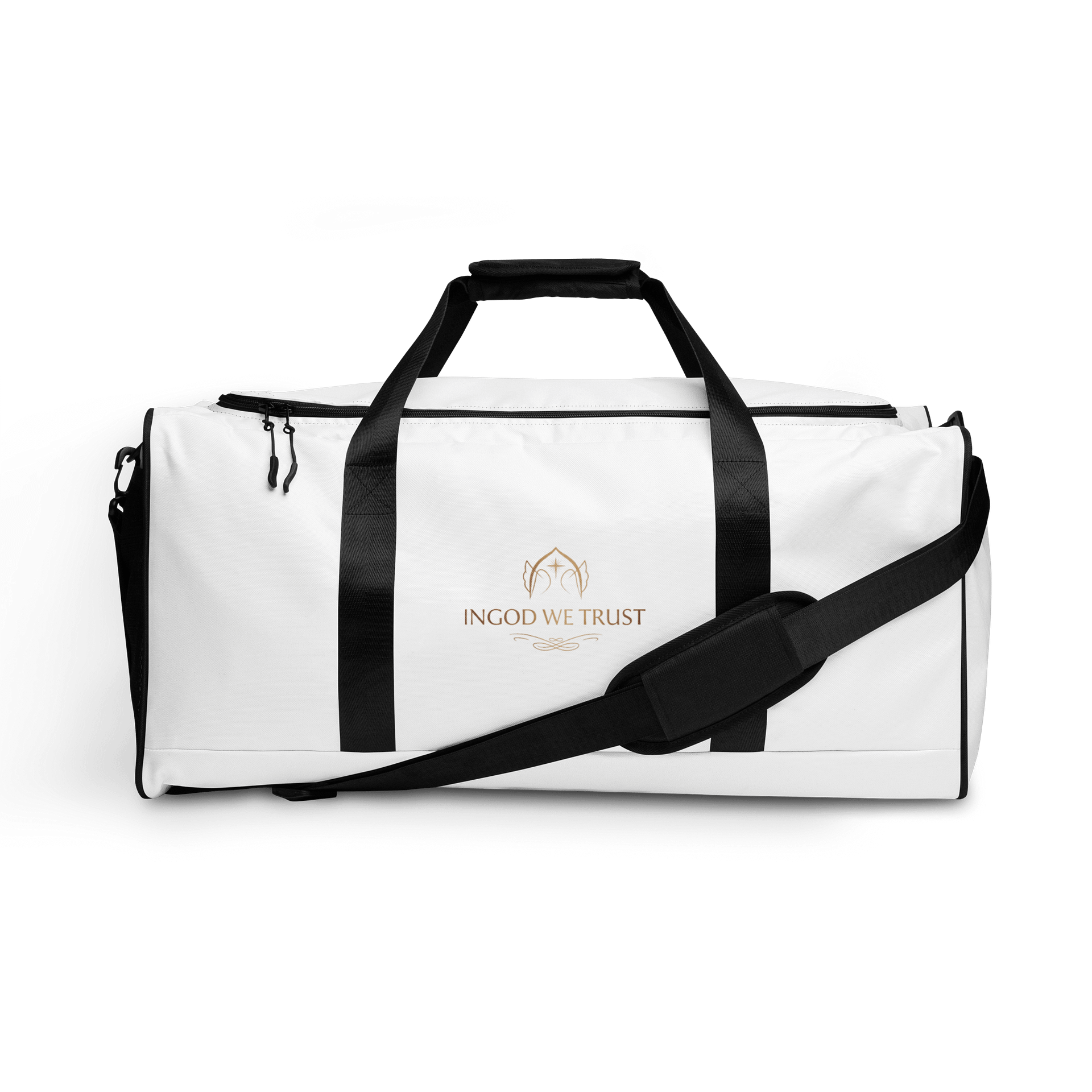 Travel Bag, Large Capacity Sports Duffle for Gym, Church & Daily Use, Go along with GOD product image (1)