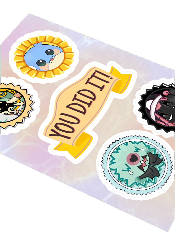 YOU DID IT! Sticker Sheet product image (2)