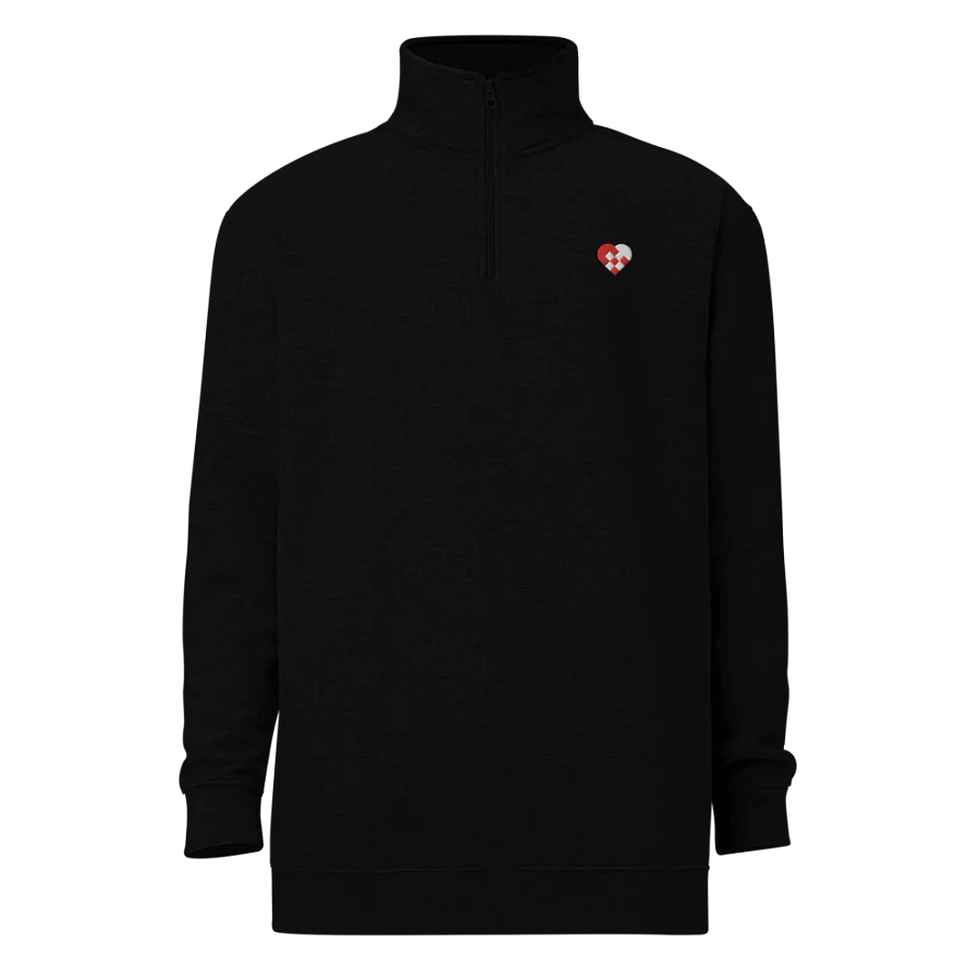 Embroidered Danish Heart Fleece Pullover product image (2)