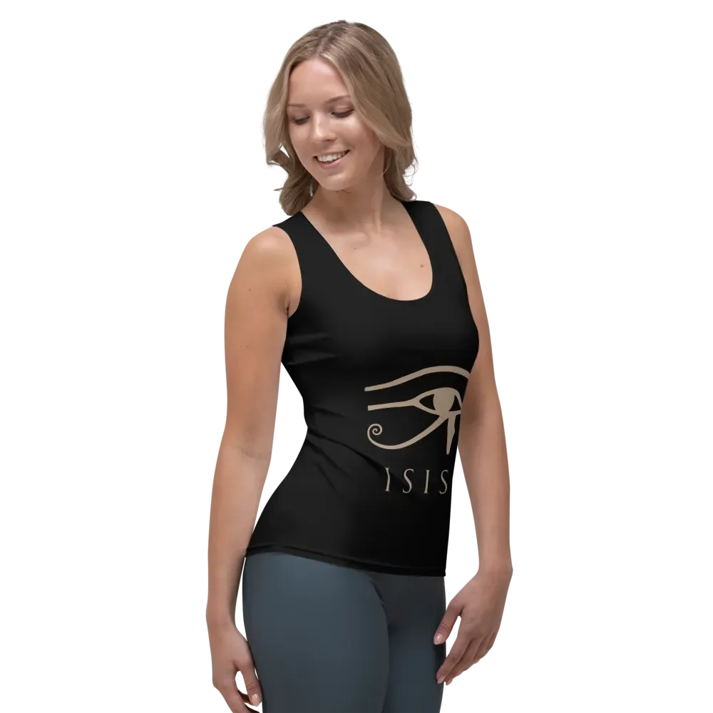 Isis Black All-Over Print Tank Top product image (4)