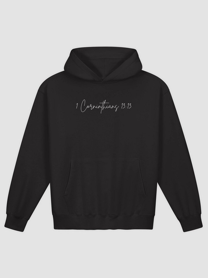 Faith Hope Charity Hoodie - Dark product image (2)