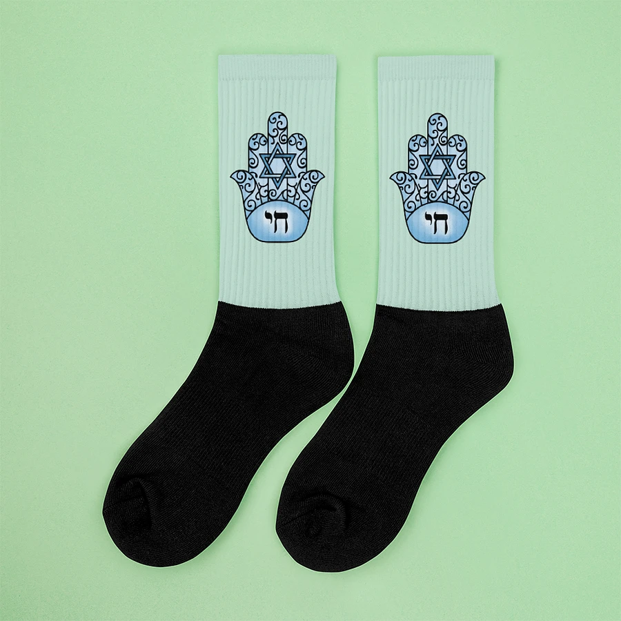 Chai Socks- Hamsa in Blue product image (5)