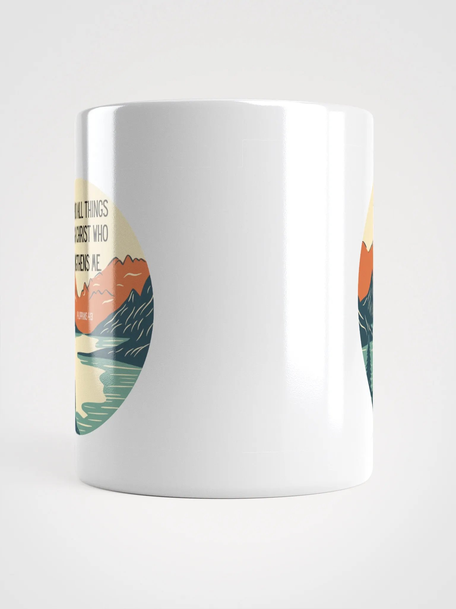 Peak Sipper: The 'Strength Over Mountains Ceramic Mug product image (15)