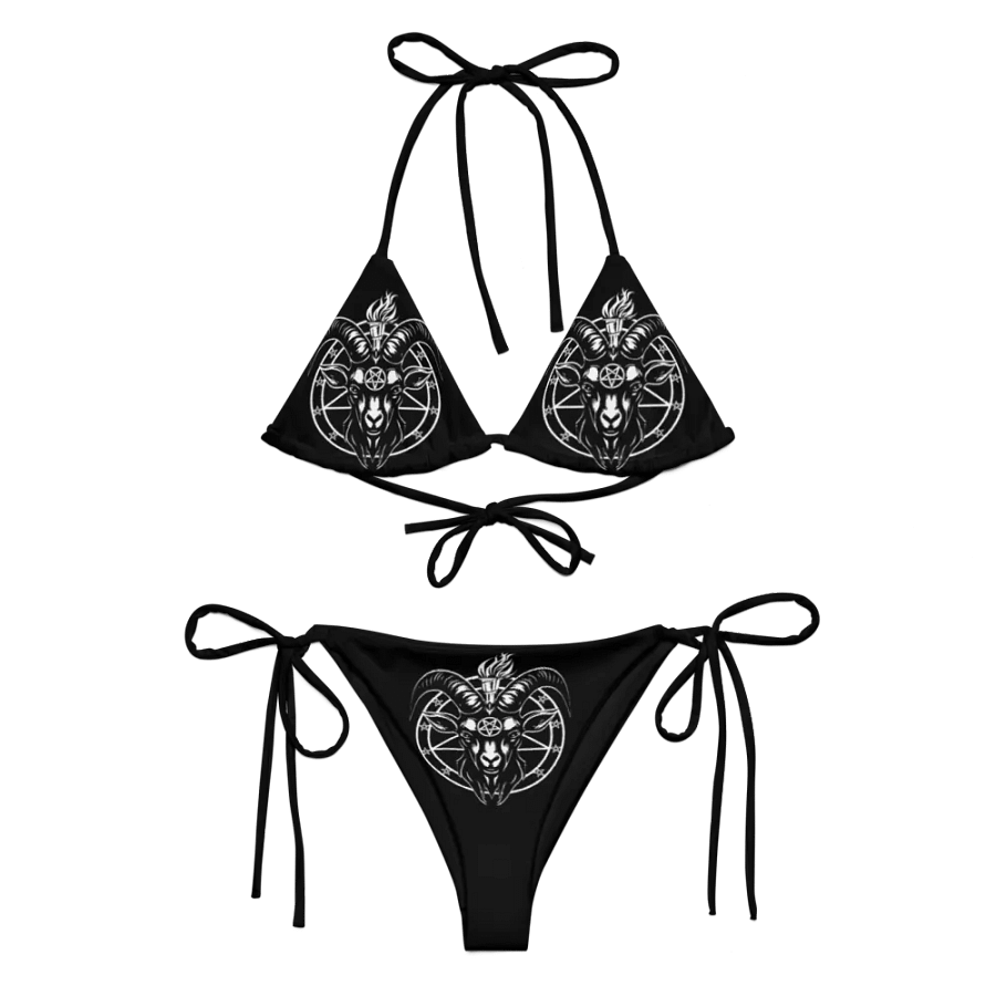 Satanic Symmetry String Bikini Set product image (1)