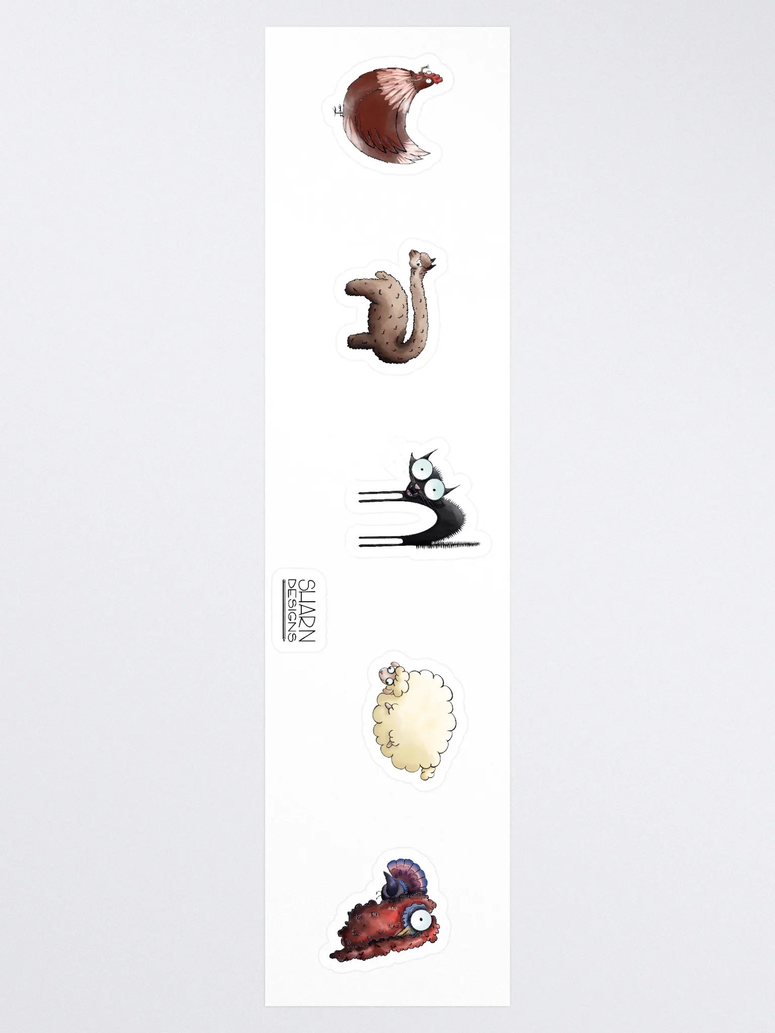 Impossible Farm Animals Kiss Cut Stickers Set 2 product image (3)