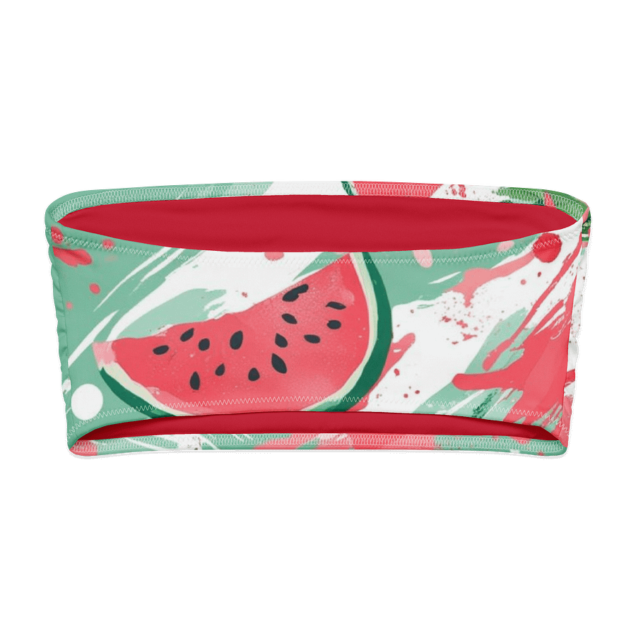 Watermelon Mint Granita Cream Bandeau Top product image (7)