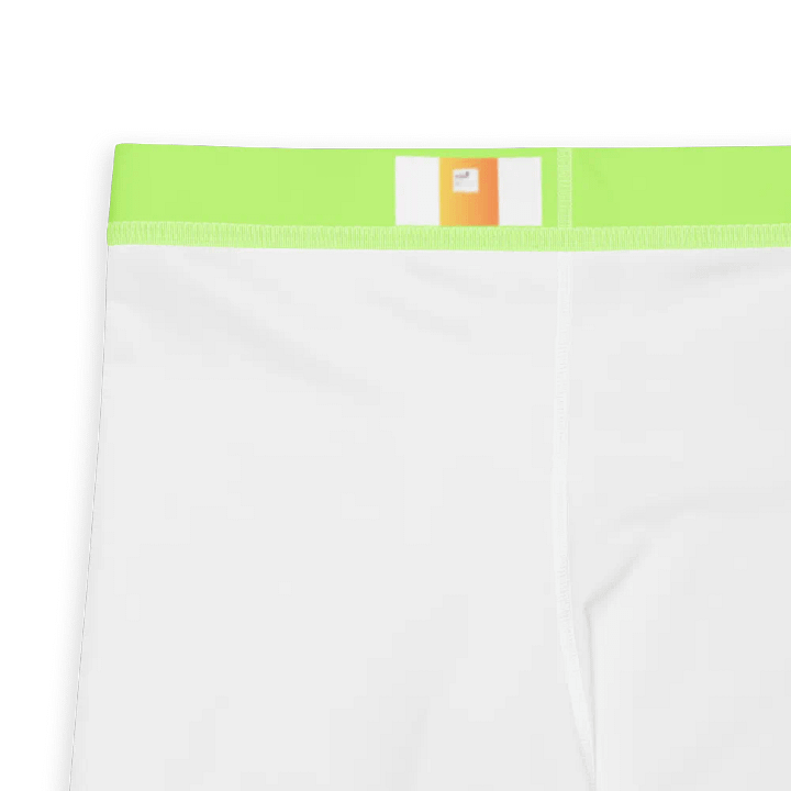 Flowing Blue Wave Men's Leggings_Lime product image (2)
