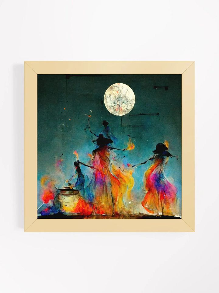 Vibrant Ayous Wood Framed Matte Poster product image (4)
