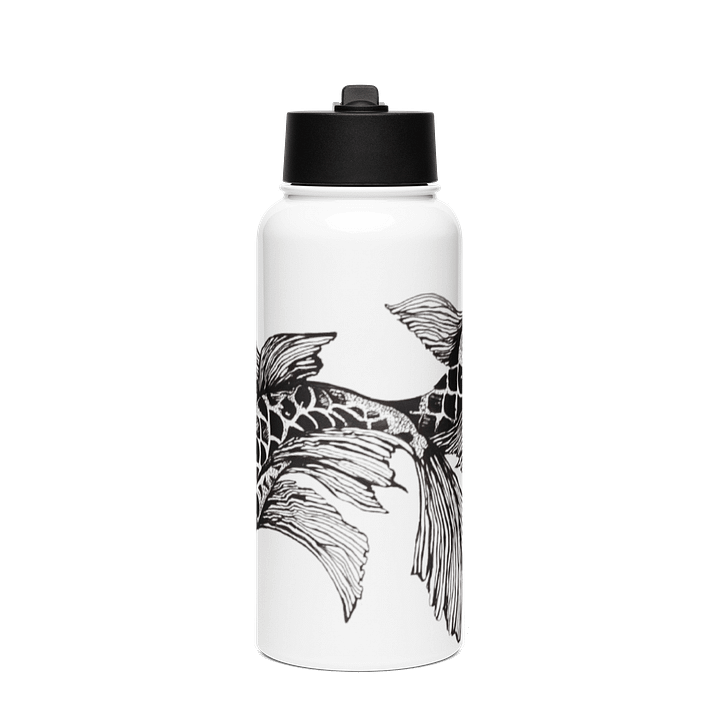 Koi Fish - Stainless Steel Water Bottle with a Straw Lid product image (1)