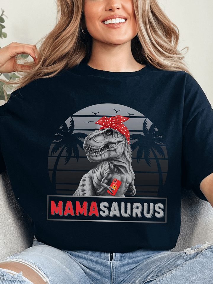 Mamasaurus Funny Tee product image (1)