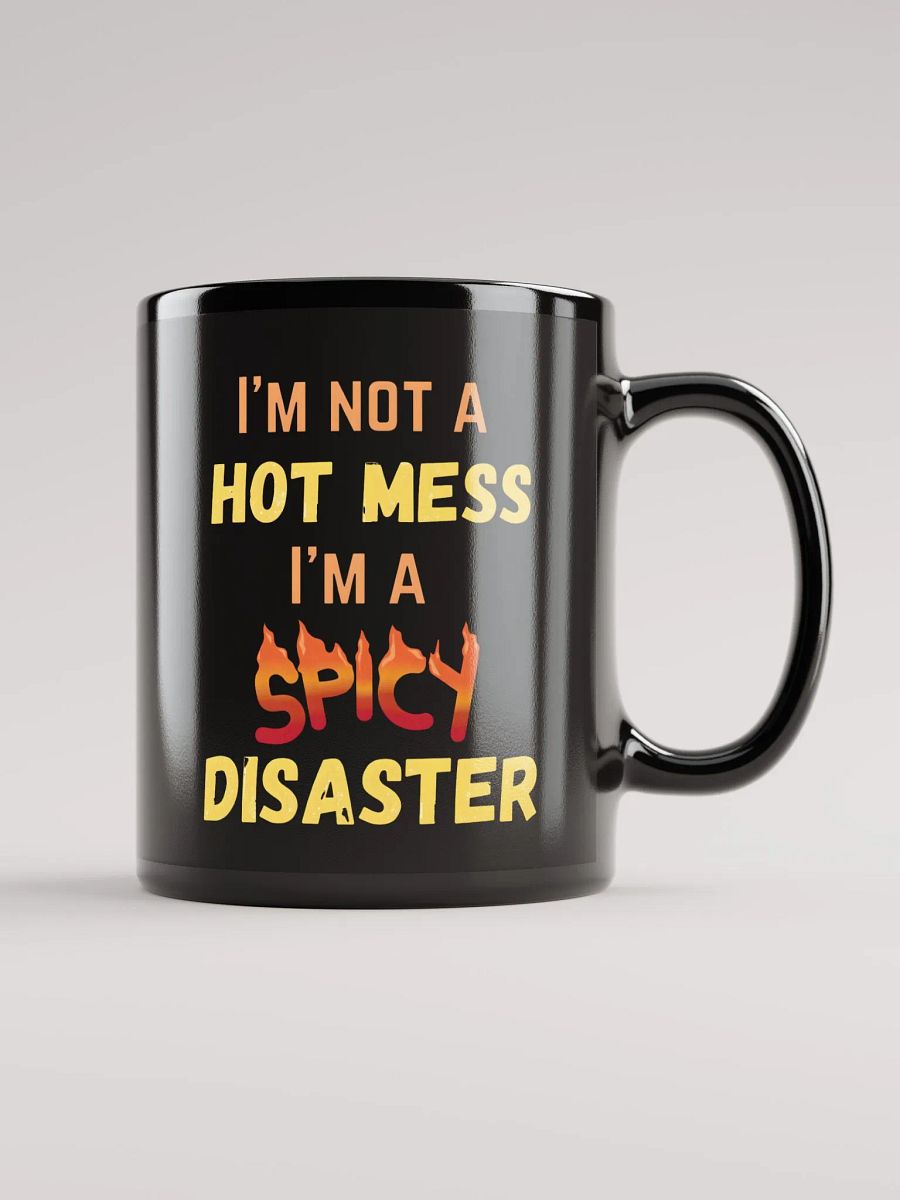Spicy Disaster Black Glossy Mug product image (8)