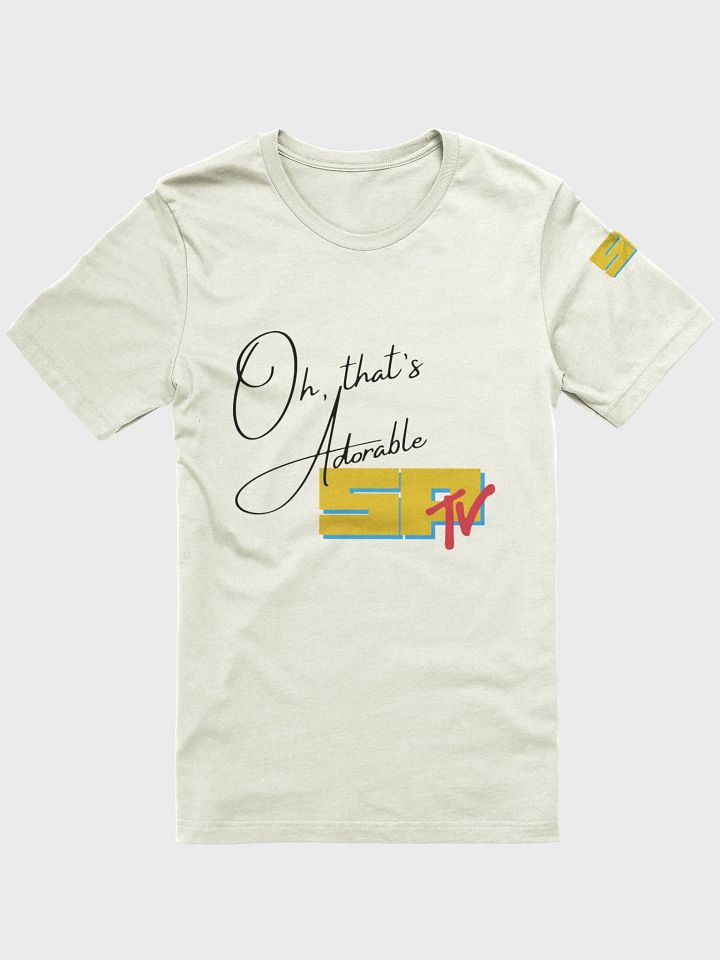 That's Adorable - color logo on sleeve - shirt LIGHT colors product image (1)