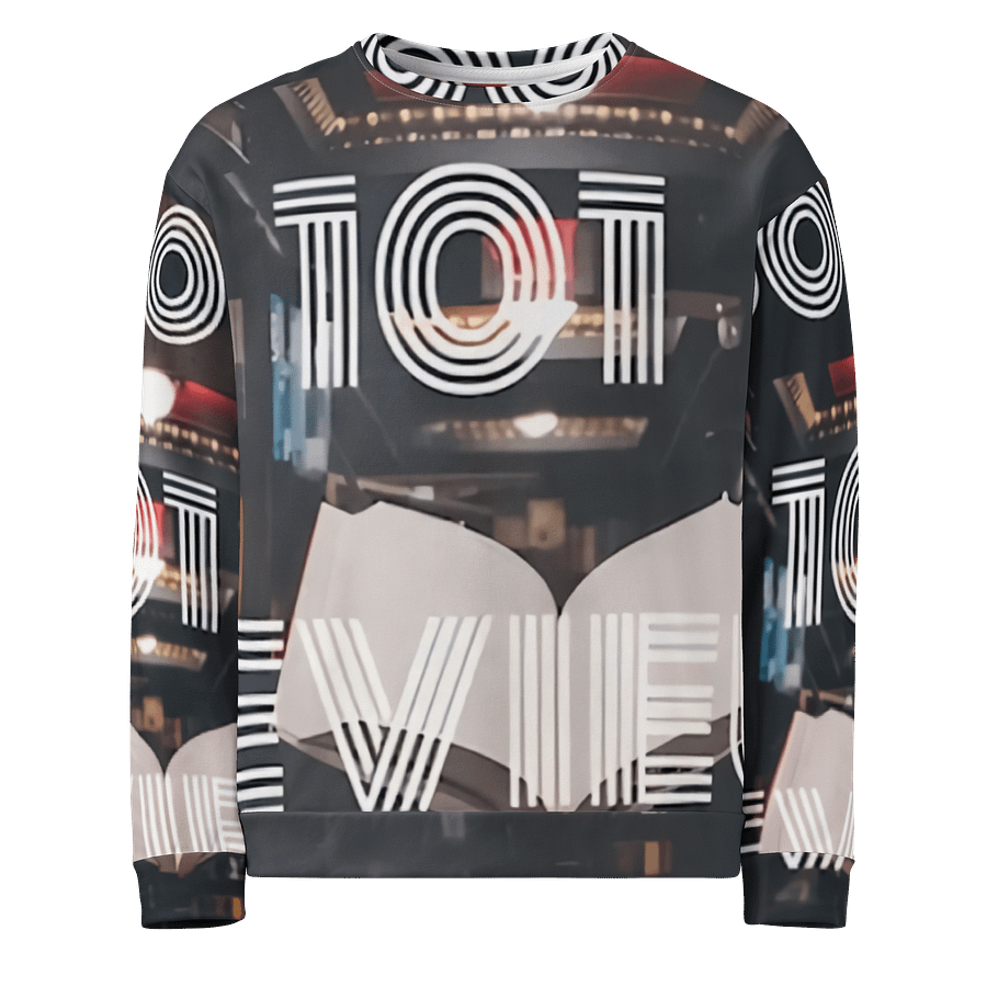 All-Over Print Recycled Unisex Sweatshirt! product image (1)