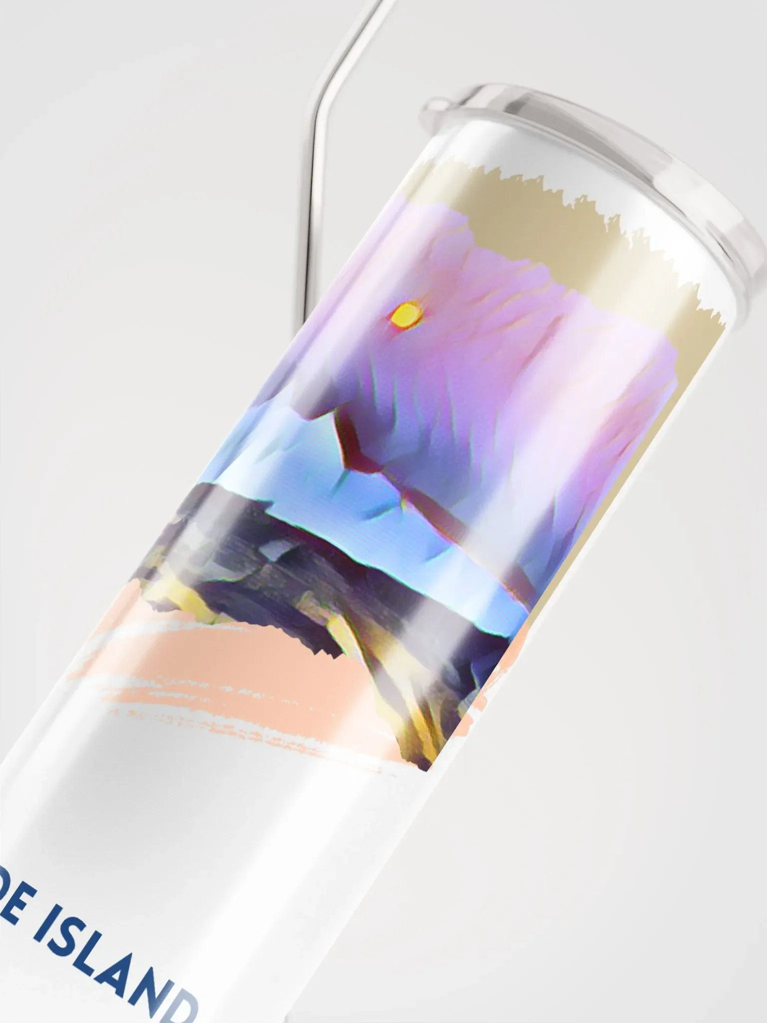 Moon Over the Cliff Walk Stainless Steel Tumbler 20oz product image (5)