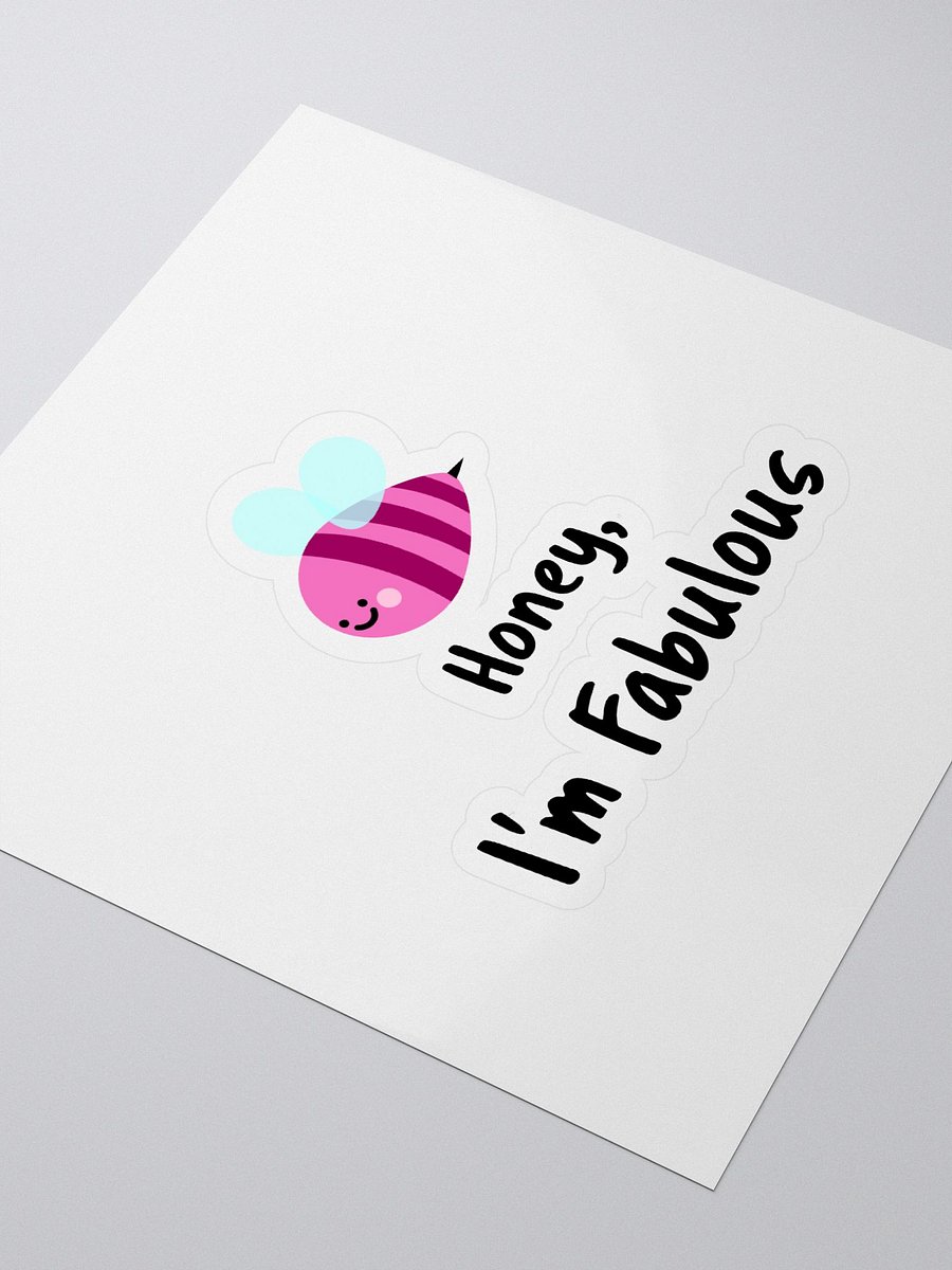 Buzzing Bee Kiss Cut Stickers product image (3)