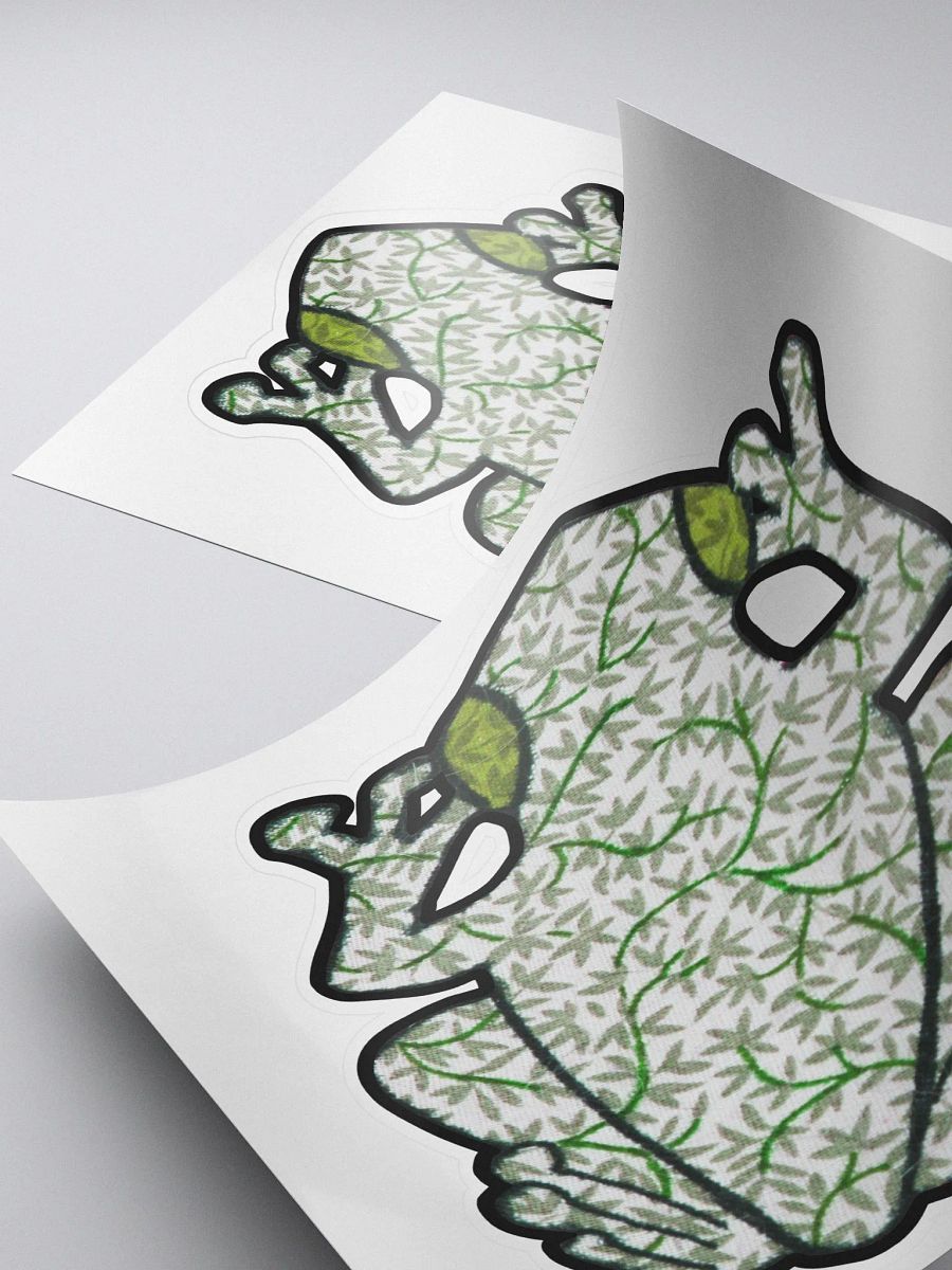 Big Frog Sticker in Ivy product image (4)
