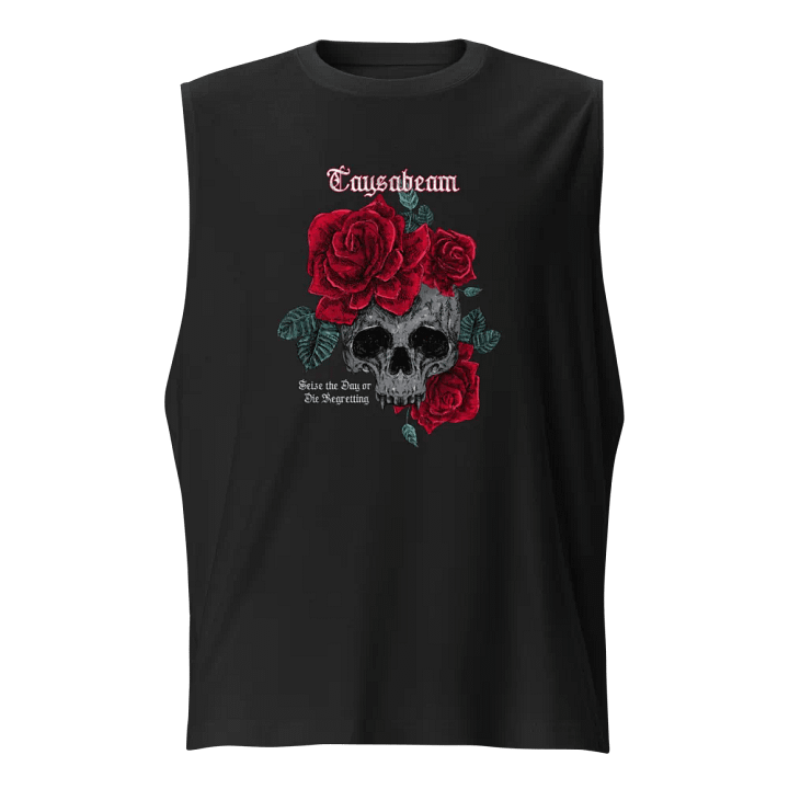 Rose Skull Gothic Muscle Tank product image (1)