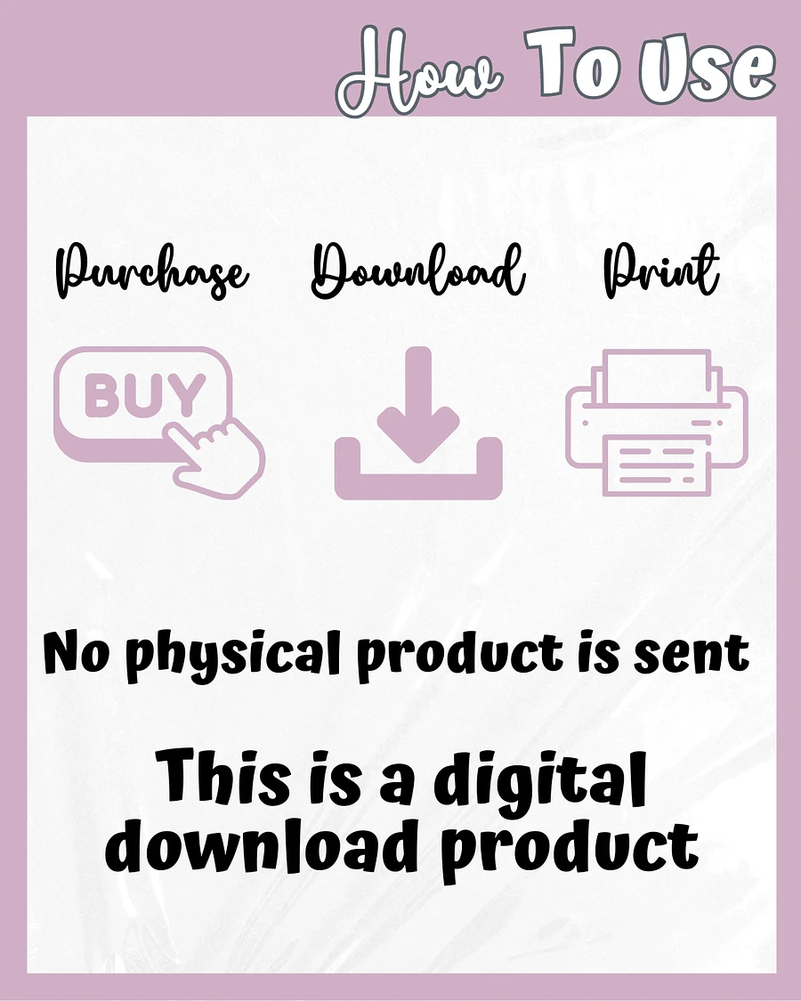 Soft Rose Cosplay Planner Printable product image (7)