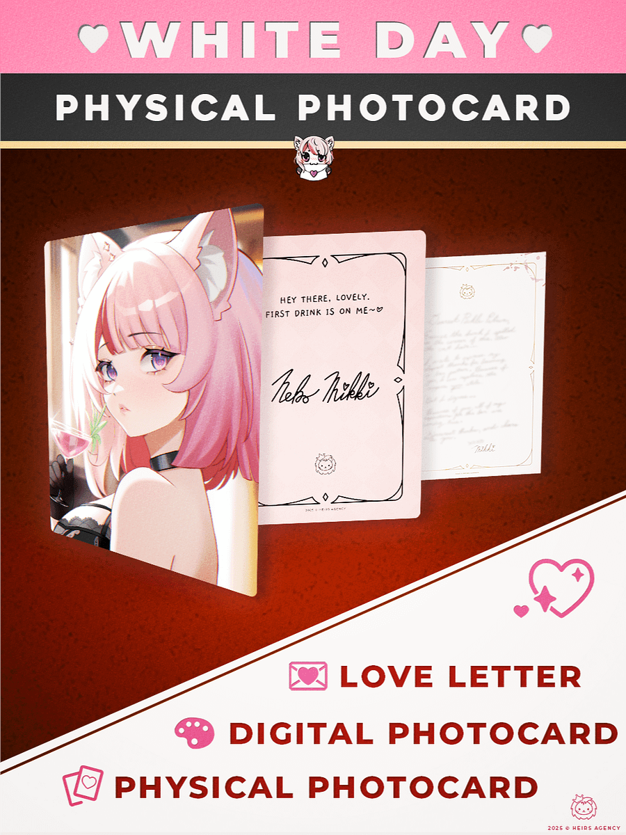 Neko Mikki White Day PHYSICAL Photocard product image (1)