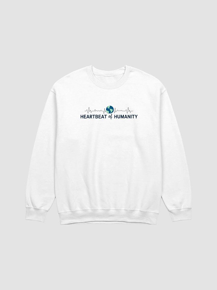 Heartbeat of Humanity Earth Illustration Sweatshirt product image (4)