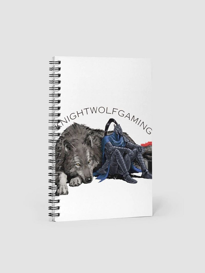 KnightWolf Gaming Spiral Notebook