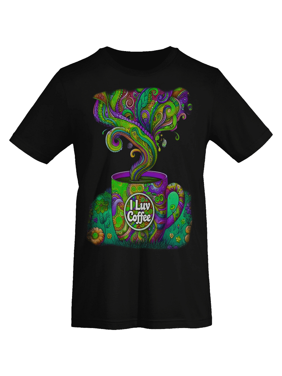 Psychedelic Coffee Love T-Shirt product image (5)