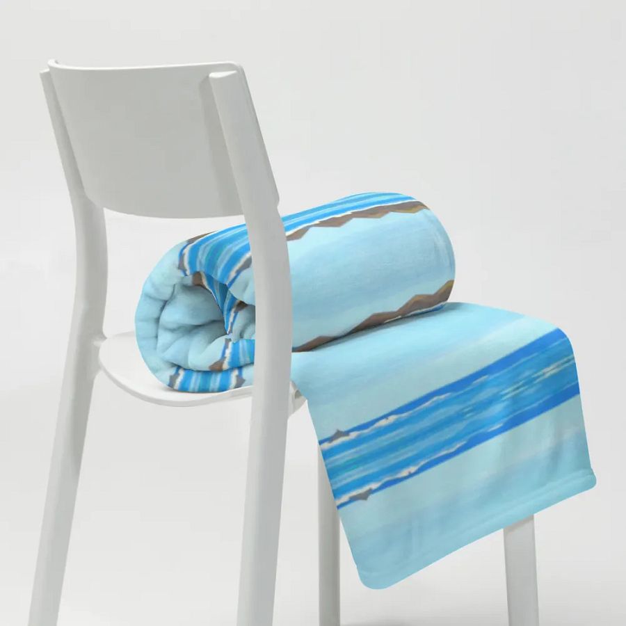 Serene Skyline Throw Blanket product image (8)