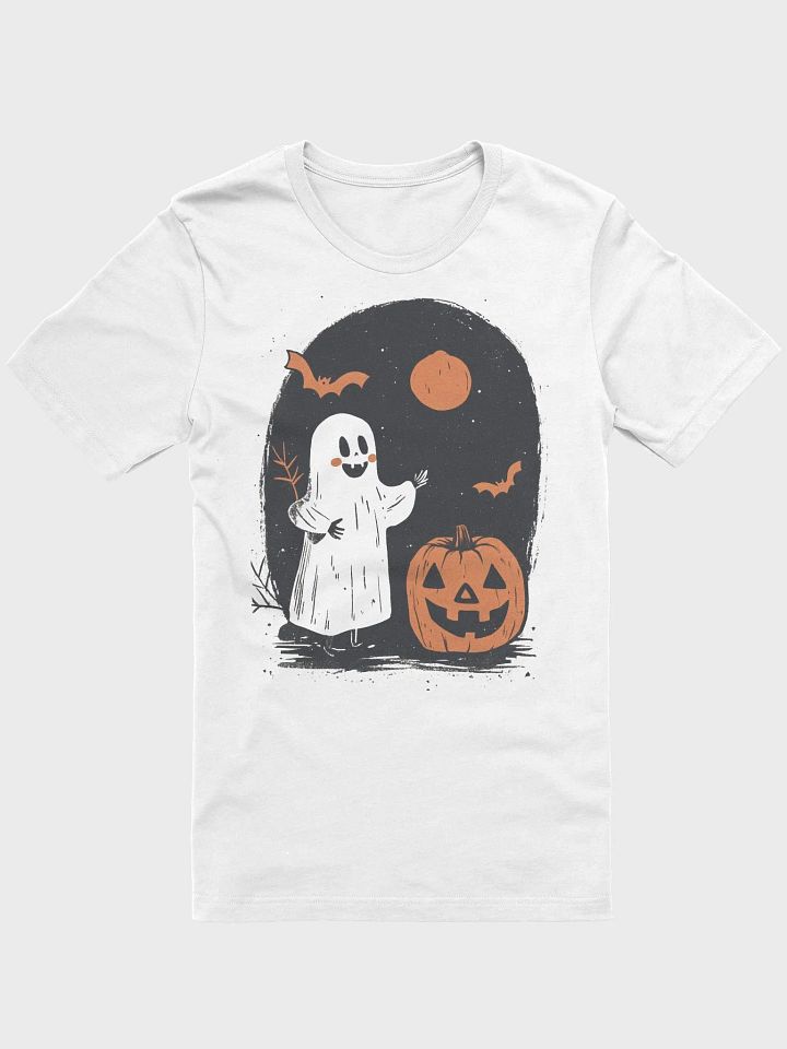 Friendly Ghost & Pumpkin Halloween Tee product image (1)