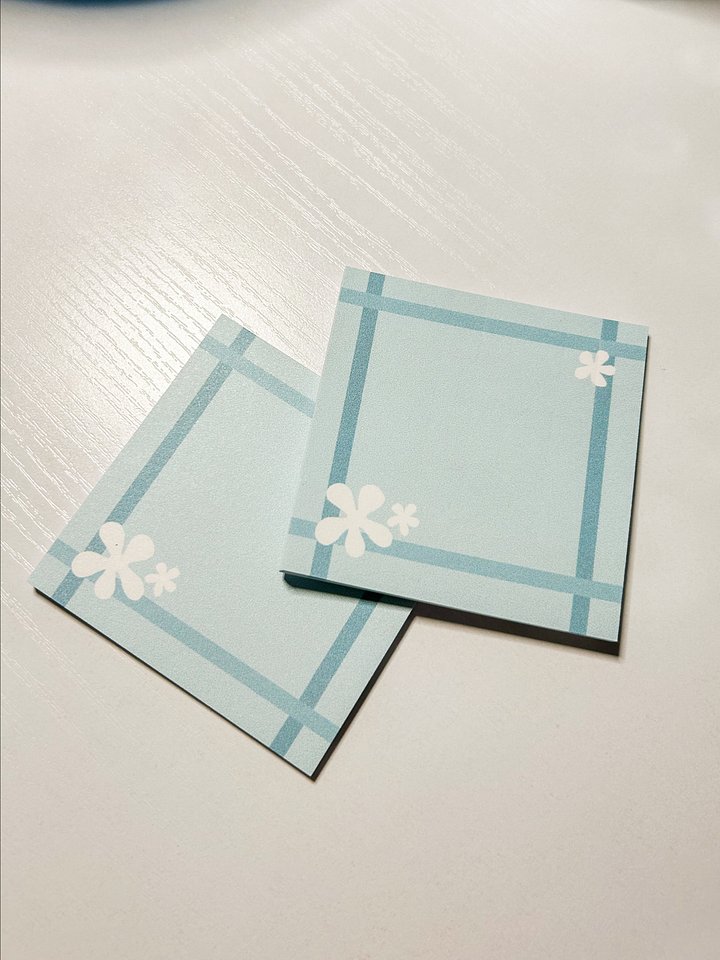 Light Blue Sticky Note Pad product image (1)