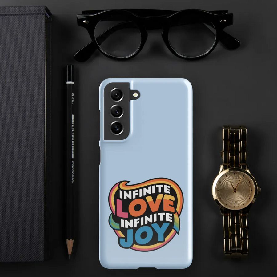 Infinite Love Infinite Joy Snap Case for Samsung (Blue) product image (8)